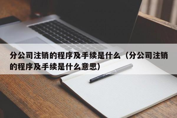 分公司注销的程序及手续是什么（分公司注销的程序及手续是什么意思）